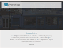Tablet Screenshot of evershine.co.uk
